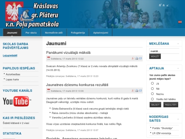 Krāslavas grāfu Plāteru  poļu pamatskola, 