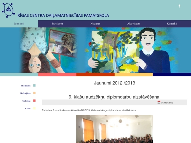 Rīgas Centra daiļamatniecības pamatskola, 